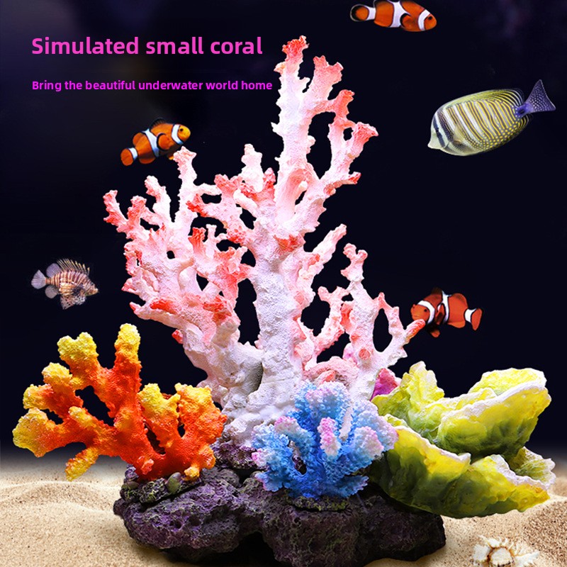 SYSENCIAGA Colorful Resin Cora - Saltwater Tank ulasan dan harga