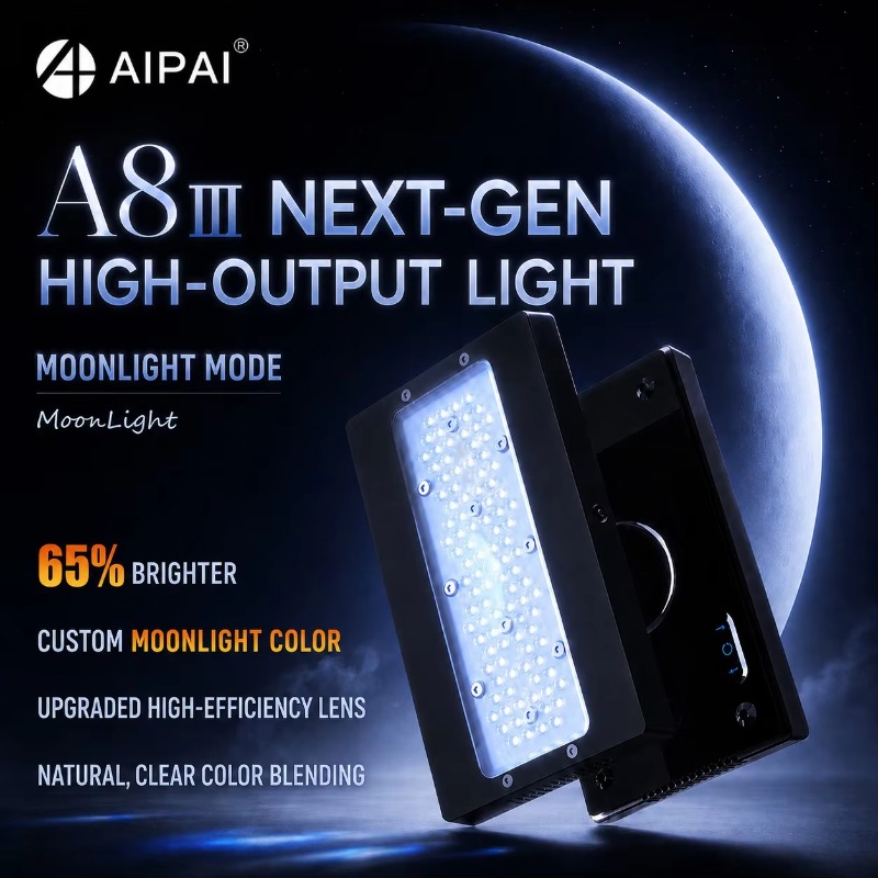 AIPAI A8 III Series A8SE/A8 Pr - Aquarium Marine Lights ulasan dan harga