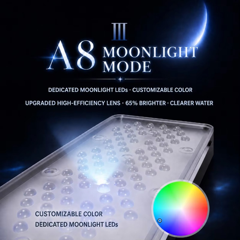 AIPAI A8 III Series A8SE/A8 Pr - Aquarium Marine Lights ulasan dan harga